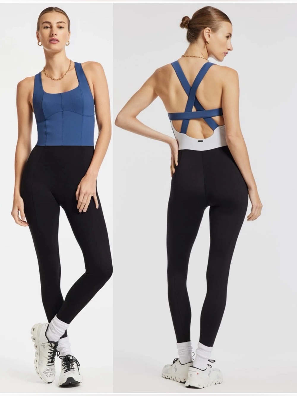 108 SPORTIF Elle Corset Bodysuit "Ensign Blue" - *Rare Color*